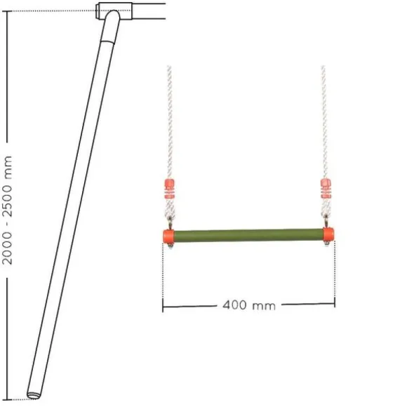 Trapeze En Metal Pour Portique