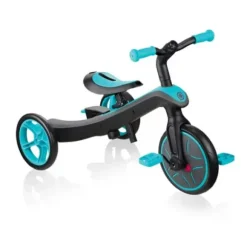Tricycle Baby Balade 2 - Tricycle Evolutif Avec Roues Silencieuses - Dispositif Roue Libre - Vert