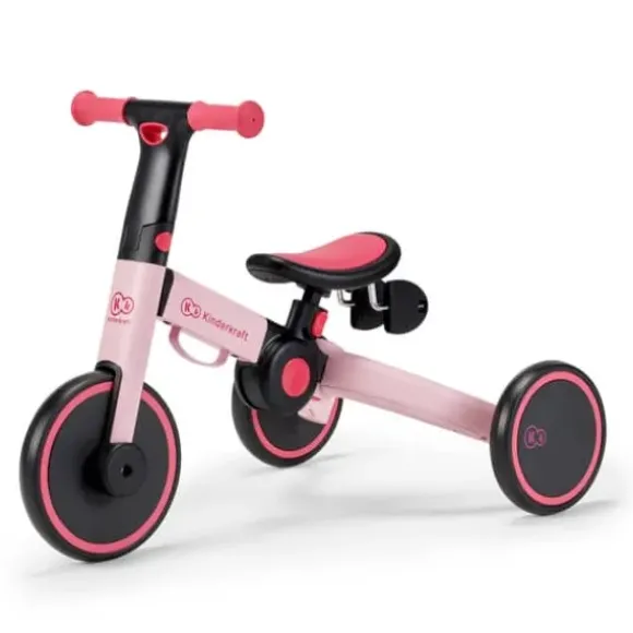 Tricycle Evolutif Pliant 6 En 1 Str 3 Rose