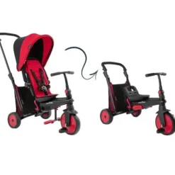 Tricycle Exploreur 4 En 1 Taupe