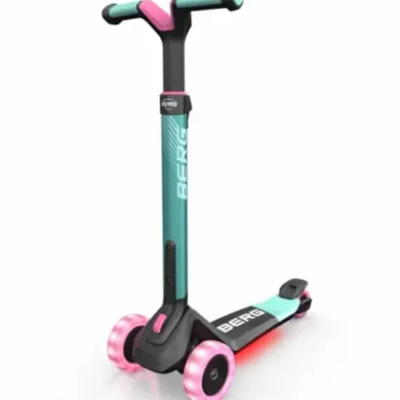 Trottinette Nexo Led Pliable Verte Citron Avec Jeu Magnetique