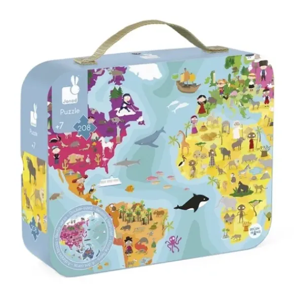 Valisette Puzzle Planete Bleue 208 Pieces