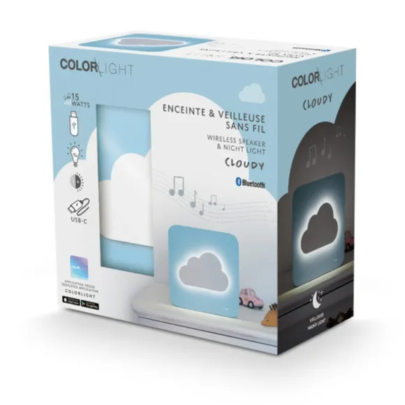 Veilleuse Enceinte Nuage