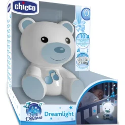 Veilleuse Musicale Dreamlight Ours Bleu