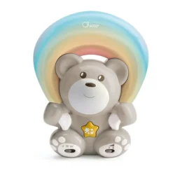 Veilleuse Musicale Ourson Arc-En-Ciel - Beige