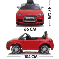 Voiture Electrique Audi Tt S Roadster- 1 Place 12 Volt