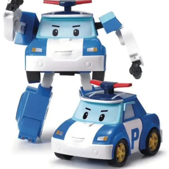 Voiture Robot Transformable 2 En 1 - Poli - Robocar Poli -Police